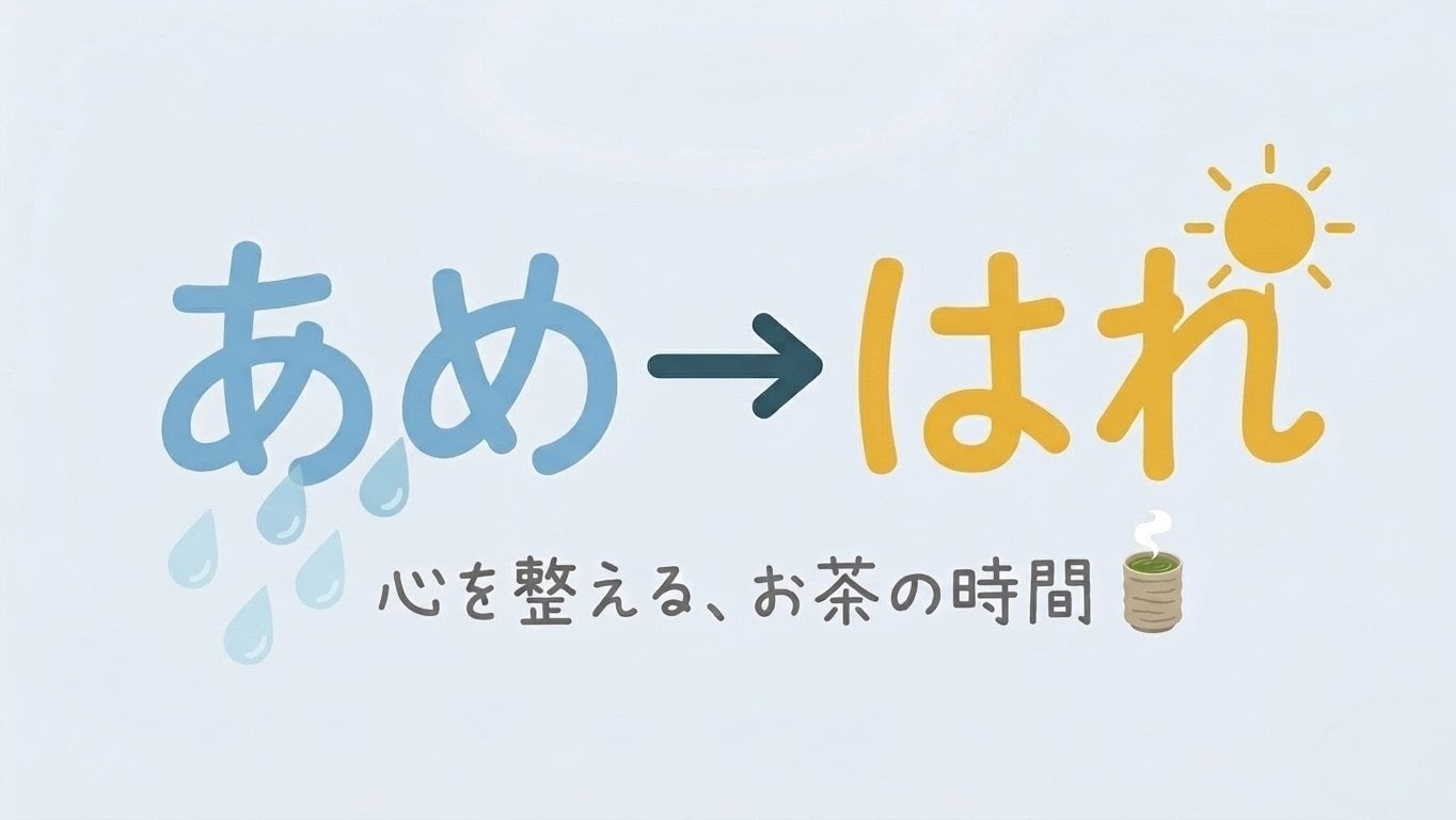 あめ→はれ｜疲れないSNS のロゴ