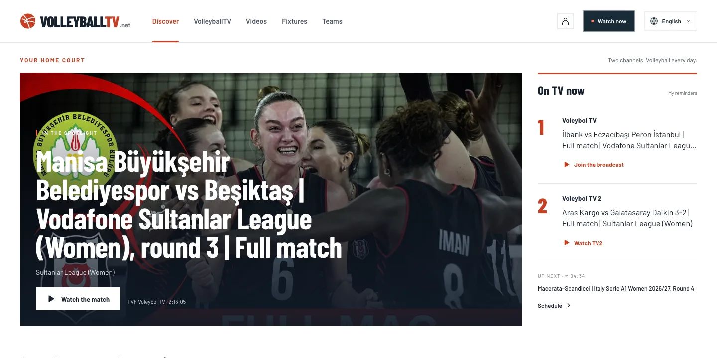 VolleyballTV.net のスクリーンショット 1