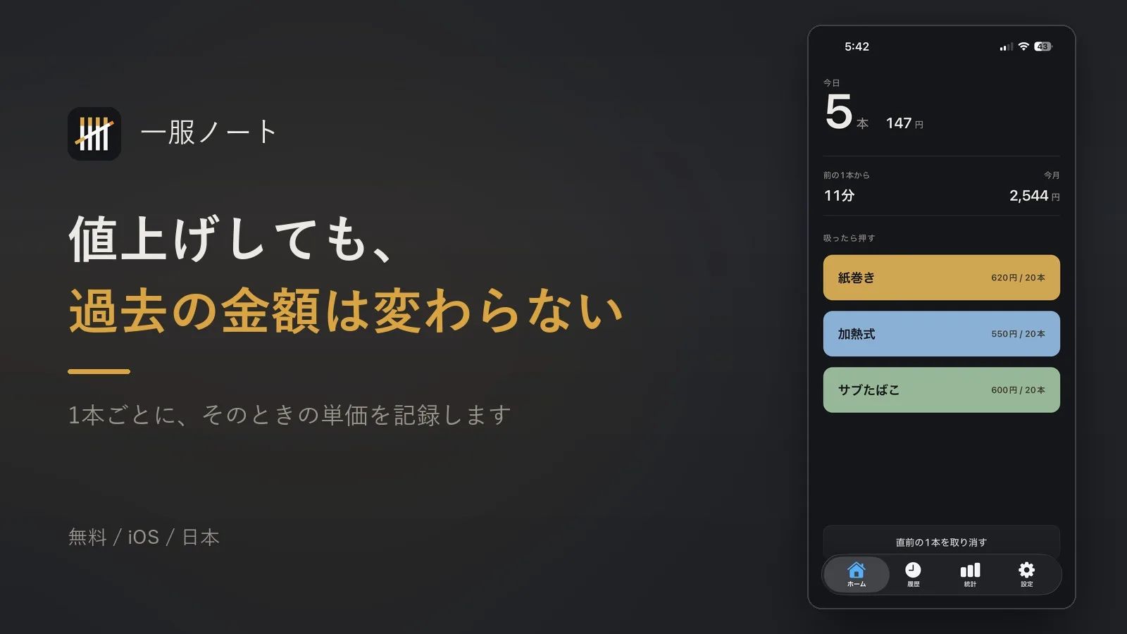 一服ノート のスクリーンショット 1