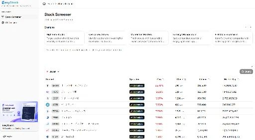 EasyStock のロゴ