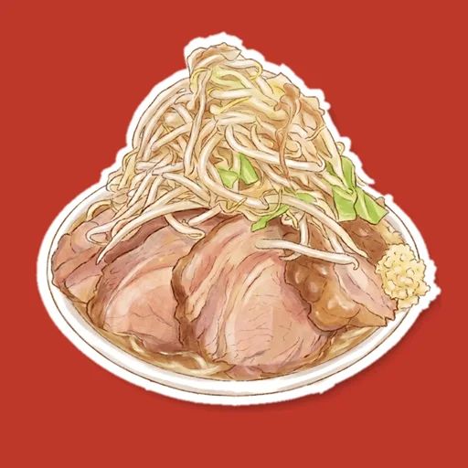 着丼 - 二郎系ラーメン早食いゲーム のロゴ