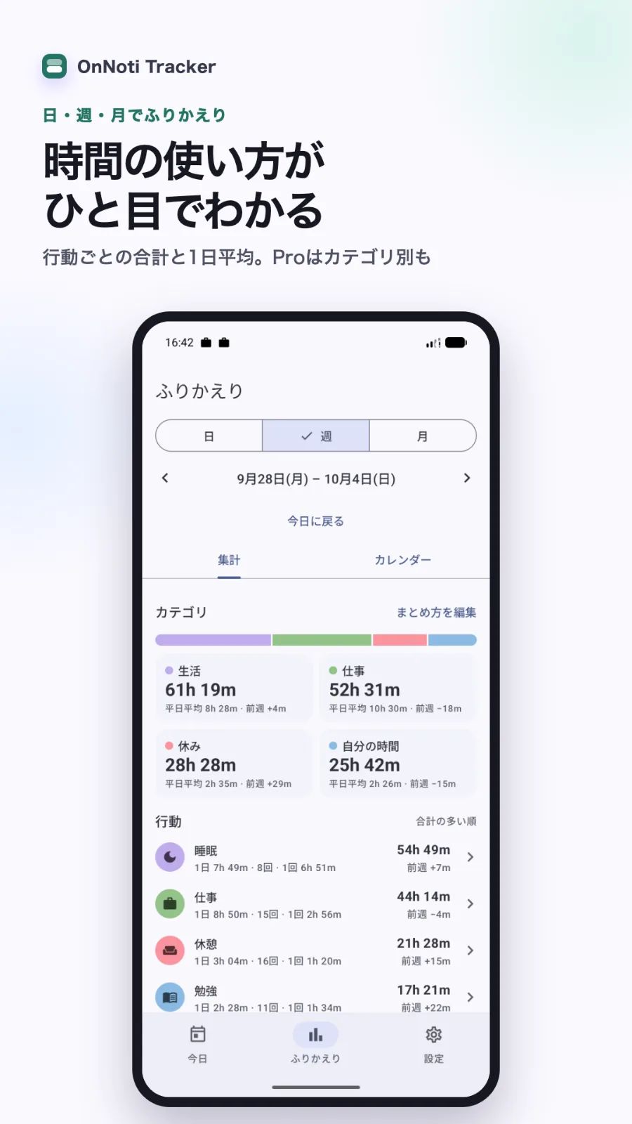 OnNoti Tracker：通知で時間記録・行動記録 のスクリーンショット 4