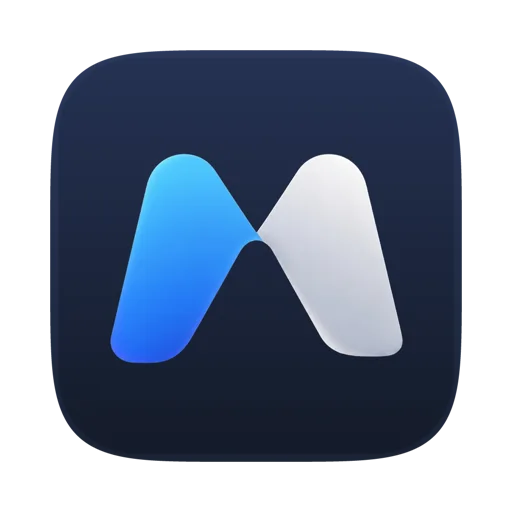 Macの横からすぐ呼び出せる MacSide AI のロゴ