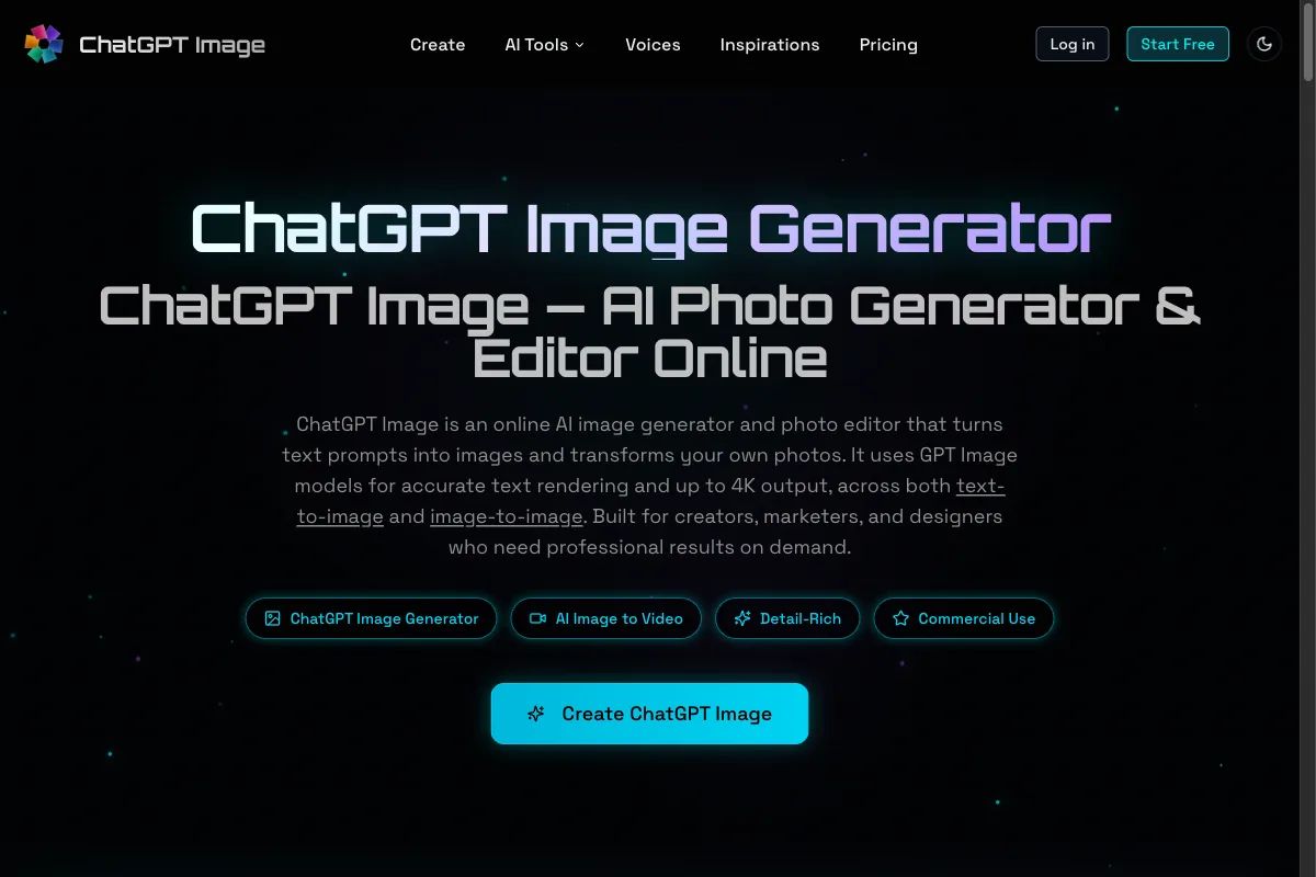 ChatGPT Image のスクリーンショット 1