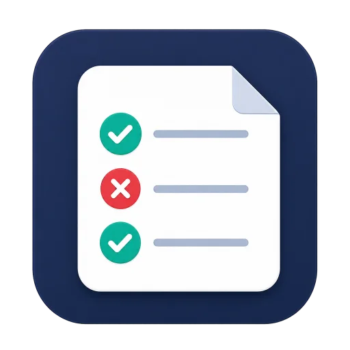 File Name Checker（ファイル名チェッカー） のロゴ