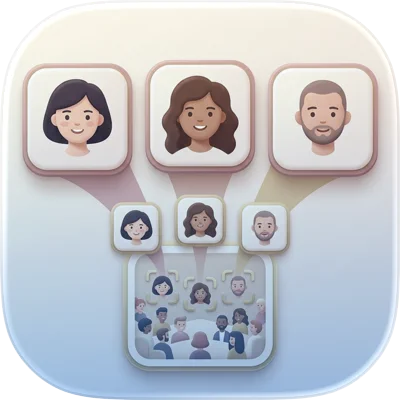 PickFace 顔図鑑 のロゴ